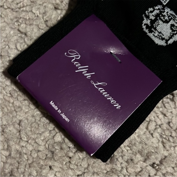 Purple Label Polo Ralph Lauren Portrait Art Deco Car Bugatti Japan Socks Mens L - Picture 12 of 16